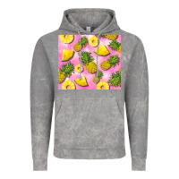 Cloud Rock pink pineapple Vintage Hoodie - BarkalooDesign