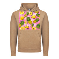 Vintage Coffee pink pineapple Vintage Hoodie - BarkalooDesign
