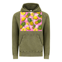 Vintage Olive pink pineapple Vintage Hoodie - BarkalooDesign