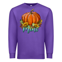 Purple pumpkin mini Premium Sweatshirt - BundleAndBundleShop