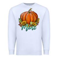 White pumpkin mini Premium Sweatshirt - BundleAndBundleShop