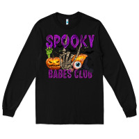 Black Spooky babes club Long Sleeve Tee - texasbilliewilder