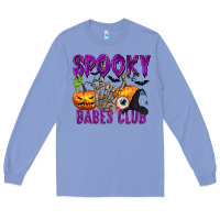 Colony Blue Spooky babes club Long Sleeve Tee - texasbilliewilder