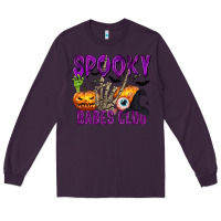 Plum Spooky babes club Long Sleeve Tee - texasbilliewilder