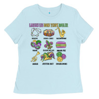 Baby Blue laissez les bons temps rouler Ladies Tee - MaliasSmallBusiness