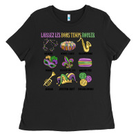 Black laissez les bons temps rouler Ladies Tee - MaliasSmallBusiness