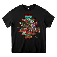 Black aztec rodeo christmas Heavy Core Tee - AdoDesignShop