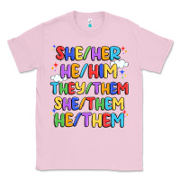 Bubblegum Pink pride pronouns Classic Tee - Artiststas