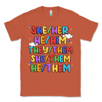 Copper pride pronouns Classic Tee - Artiststas