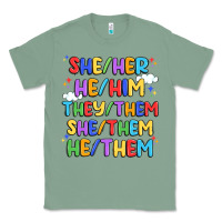 Sage pride pronouns Classic Tee - Artiststas