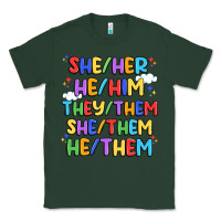 Sports Green pride pronouns Classic Tee - Artiststas