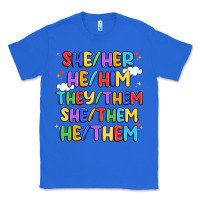 True Royal pride pronouns Classic Tee - Artiststas