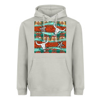 Moon Dust western aztec bull skull stars seamless pattern Heavyweight Hoodie - BundleAndBundleShop