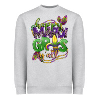 Happy Mardi Gras Yall Heavyweight Sweatshirt | Teevron