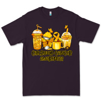 Plum Childhood Cancer Awareness coffee cups Premium Tee - NancyCooperArtShop