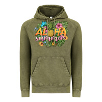 Vintage Olive aloha summer Vintage Hoodie - BarkalooDesign