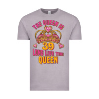 Vintage Zinc the queen is 39 long live the queen Vintage Tee - Jasminsmagicworld