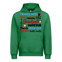 Emerald baseball typography words Urban Hoodie - Artiststas