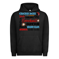 Pigment Black baseball typography words Urban Hoodie - Artiststas
