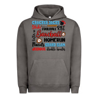 Pigment Tornado baseball typography words Urban Hoodie - Artiststas