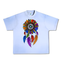 Grape Ice pride sunflower dreamcatcher Urban Heavy Tee - JahusDesignShop