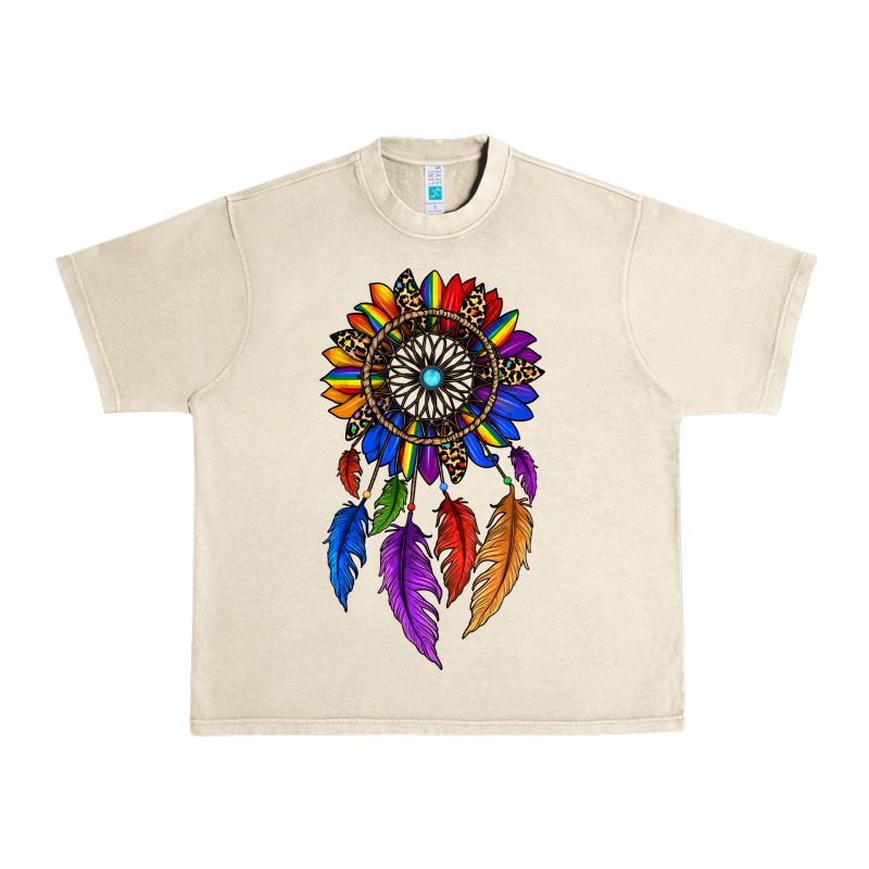 Pride Sunflower Dreamcatcher Urban Heavy Tee by JahusDesignShop | Teevron