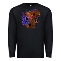 Black halloween patch  4 Premium Sweatshirt - BundleAndBundleShop