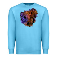 Ocean Blue halloween patch  4 Premium Sweatshirt - BundleAndBundleShop