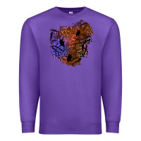 Purple halloween patch  4 Premium Sweatshirt - BundleAndBundleShop