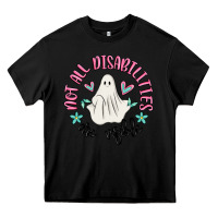 Black not all disabilities are visible Heavy Core Tee - MaliasSmallBusiness