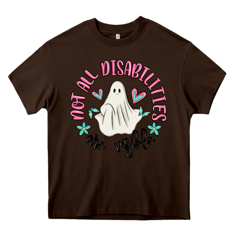 Not All Disabilities Are Visible Heavy Core Tee by MaliasSmallBusiness | Teevron