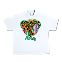 White Aries Zodiac Urban Heavy Tee - Bettercallsaul