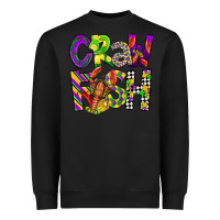 Black crawfish mardi gras Heavyweight Sweatshirt - CowGirlArtShop