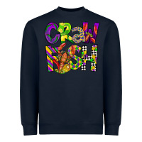 Navy crawfish mardi gras Heavyweight Sweatshirt - CowGirlArtShop
