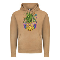 Vintage Camel pineapple with headphone Vintage Hoodie - BarkalooDesign