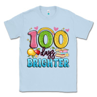 Dusty Blue 100 days brighter Classic Tee - Artiststas