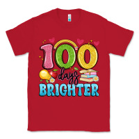 Red 100 days brighter Classic Tee - Artiststas
