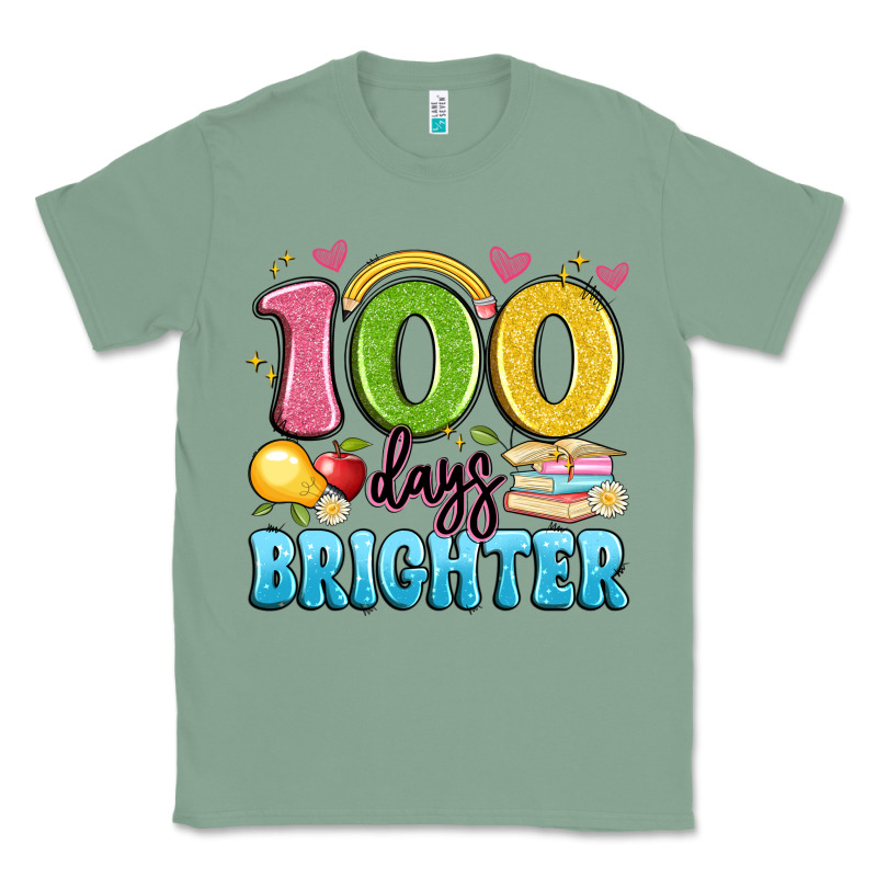 100 Days Brighter Classic Tee by Artiststas | Teevron