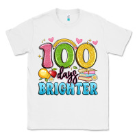 White 100 days brighter Classic Tee - Artiststas