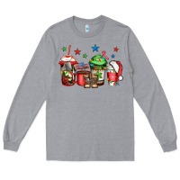 Heather Grey army Christmas coffee Long Sleeve Tee - Jasminsmagicworld