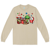 Mushroom army Christmas coffee Long Sleeve Tee - Jasminsmagicworld