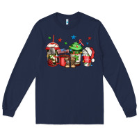 Navy army Christmas coffee Long Sleeve Tee - Jasminsmagicworld