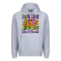 Heather Grey King cake calories don't count Premium Hoodie - FaDigitalArtStudio