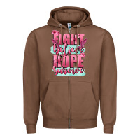 Chestnut fight believe hope survive cancer awareness Zipper Hoodie - FaDigitalArtStudio