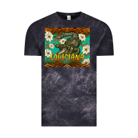 Cloud Black louisiana alligator tumbler Vintage Tee - BarkalooDesign