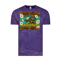 Cloud Purple louisiana alligator tumbler Vintage Tee - BarkalooDesign