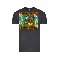 Vintage Black louisiana alligator tumbler Vintage Tee - BarkalooDesign