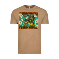 Vintage Coffee louisiana alligator tumbler Vintage Tee - BarkalooDesign