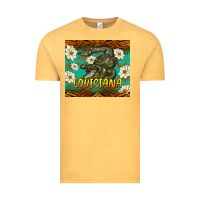 Vintage Mustard louisiana alligator tumbler Vintage Tee - BarkalooDesign