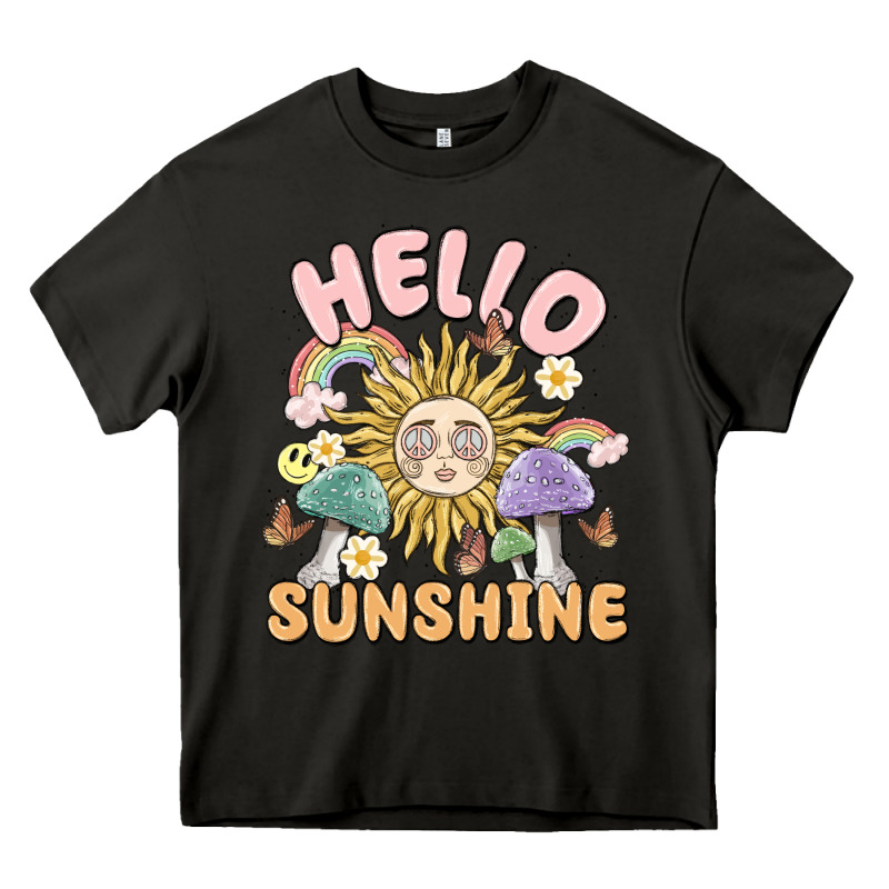 Hello Sunshine Heavy Core Tee by MaliasSmallBusiness | Teevron